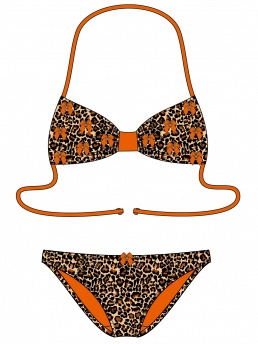 Купальник детский Jenifer,  GB021302 AF Jenifer коричневый