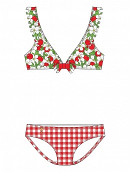 Купальник детский Chloe,  GB021504 AF Chloe красный