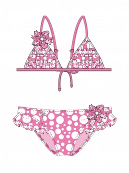 Купальник с ободком Barbie,  GB031502С AF Barbie розовый