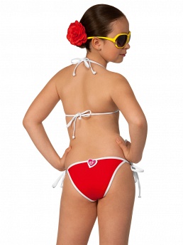 Купальник детский,  GB041215 Tiemple красный