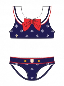 Купальник детский Rachel,  GB041502 AF Rachel синий