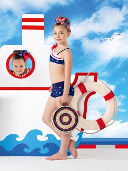 Купальник детский Rita,  GB041503 AF Rita синий