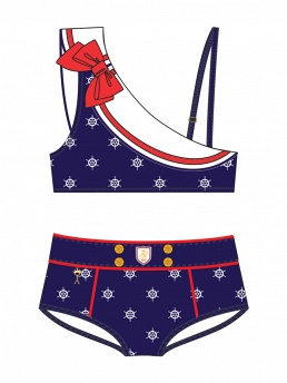 Купальник детский Rita,  GB041503 AF Rita синий