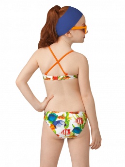 Детский купальник,  GB051302 Azura белый