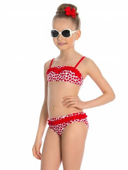 Купальник детский,  GB051803AN красный