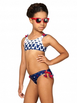 Купальник для девочек,  GB061403 Agilita синий