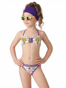 Детский купальник,  GB081302 Montague белый