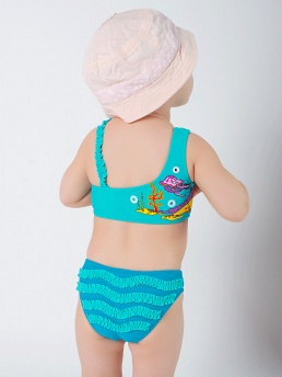 Купальник детский Jellyfish,  GB090903 Jellyfish голубой
