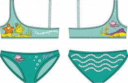 Купальник детский Jellyfish,  GB090903 Jellyfish голубой