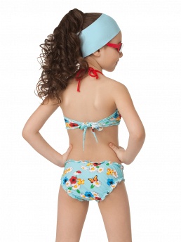 Детский купальник,  GB091302 Freesia голубой