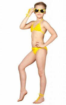 Купальник для девочек,  GB101401 Amarillis жёлтый