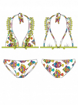 Детский купальник,  GB111206 Limia белый