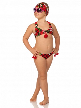 Детский купальник,  GBI011206 Claudia чёрный