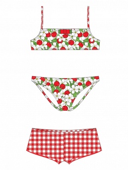 Купальник с шортами Cindy,  GBX021503 AF Cindy красный