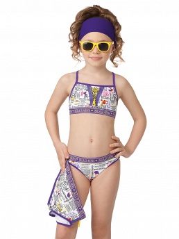 Детский купальник,  GBX081304 Montebello белый