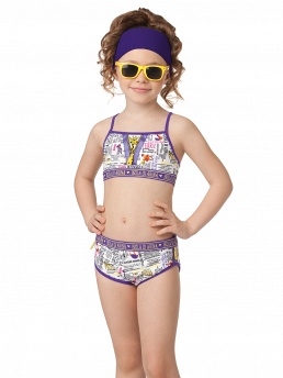 Детский купальник,  GBX081304 Montebello белый