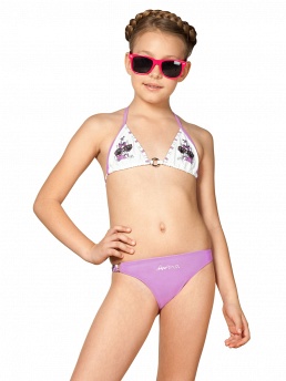 Купальник для девочек (бюст, плавки, юбка),  GBZ041404 Superstar белый