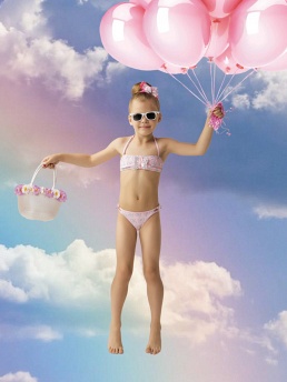 Купальник детский Vanilla (топ, плавки, юбка),  GBZ051507 Vanilla 