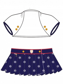 Майка с юбкой Ricca,  GHN041506 AF Ricca синий