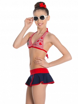 Купальник детский,  GM051806AN красный