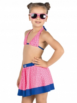 Топ с плавками и юбкой Domestica,  GMU011607 Domestica разноцветный