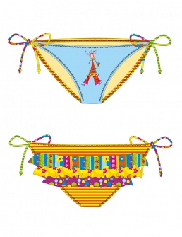 Плавки для девочки Hip,  GP010901 Hip оранжевый