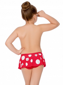 Плавки для девочки,  GP031801AN красный