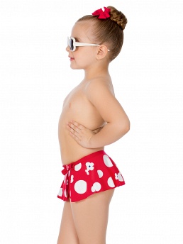 Плавки для девочки,  GP031801AN красный