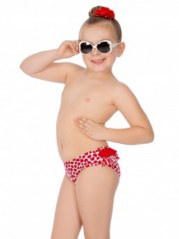 Плавки для девочки,  GP051801AN красный