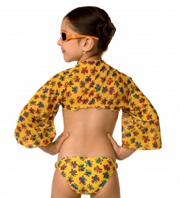 Купальный костюм для девочек,  GPH021003 Tropicana жёлтый