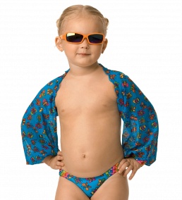 Купальный костюм для девочек,  GPH021003 Tropicana синий