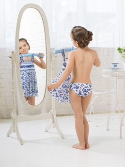 Туника с плавками Sheila,  GPQ011504 AF Sheila голубой