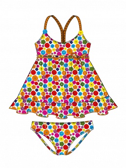 Платье Agnesina,  GPQ041407 AF Agnesina разноцветный