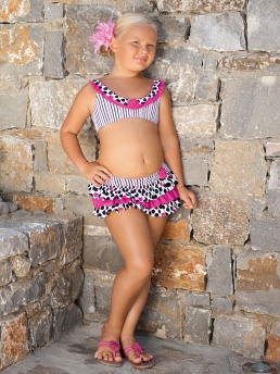 Детский купальник,  GPT021208 Arancia чёрный