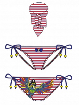 Плавки (плавки, парео),  GPZ081201 Nauta красный