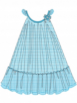 Платье с сумочкой Beverly,  GQ031506A AF Beverly голубой