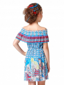 Платье Simona,  GQ031807AF голубой