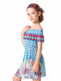 Платье Simona,  GQ031807AF голубой