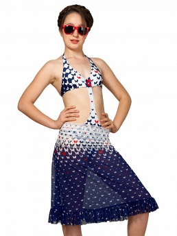 Юбка-сарафан Vanesa Roja,  GQ061408 Vanesa roja синий