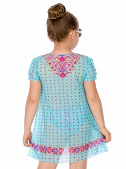 Платье,  GQ061807AN голубой