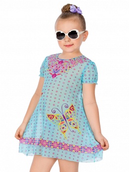 Платье,  GQ061807AN голубой