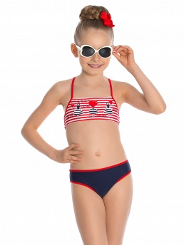 Купальник детский,  GR051805AN красный