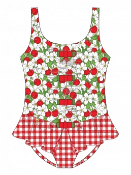 Купальник детский Coletta,  GS021502 AF Coletta красный