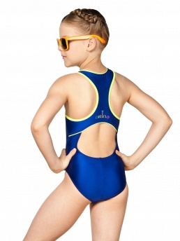 Купальник слитный спортивный для девочек,  GS031401 Vega фиолетовый