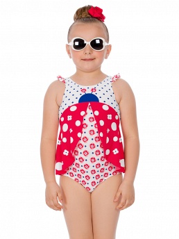 Купальник детский,  GS031802AN красный