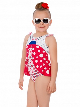 Купальник детский,  GS031802AN красный