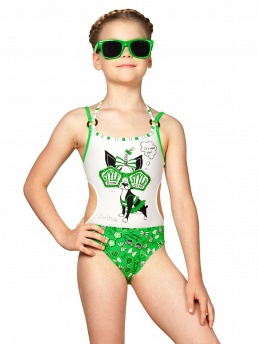 Купальник-трикини для девочек,  GS041402 Styleicon белый