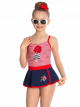 Купальник детский,  GS051808AN красный