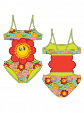 Детский купальник Faro,  GS061203 Faro зелёный