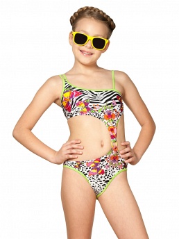 Купальник-трикини для девочек-подростков,  GS131405 Didian белый